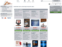 Tablet Screenshot of boutique.philippejoret.com